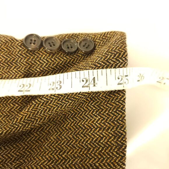 Hugo Boss Mens 44T 44L Brown Tan Lambswool 2-Button Sports Coat Blazer - Picture 9 of 10